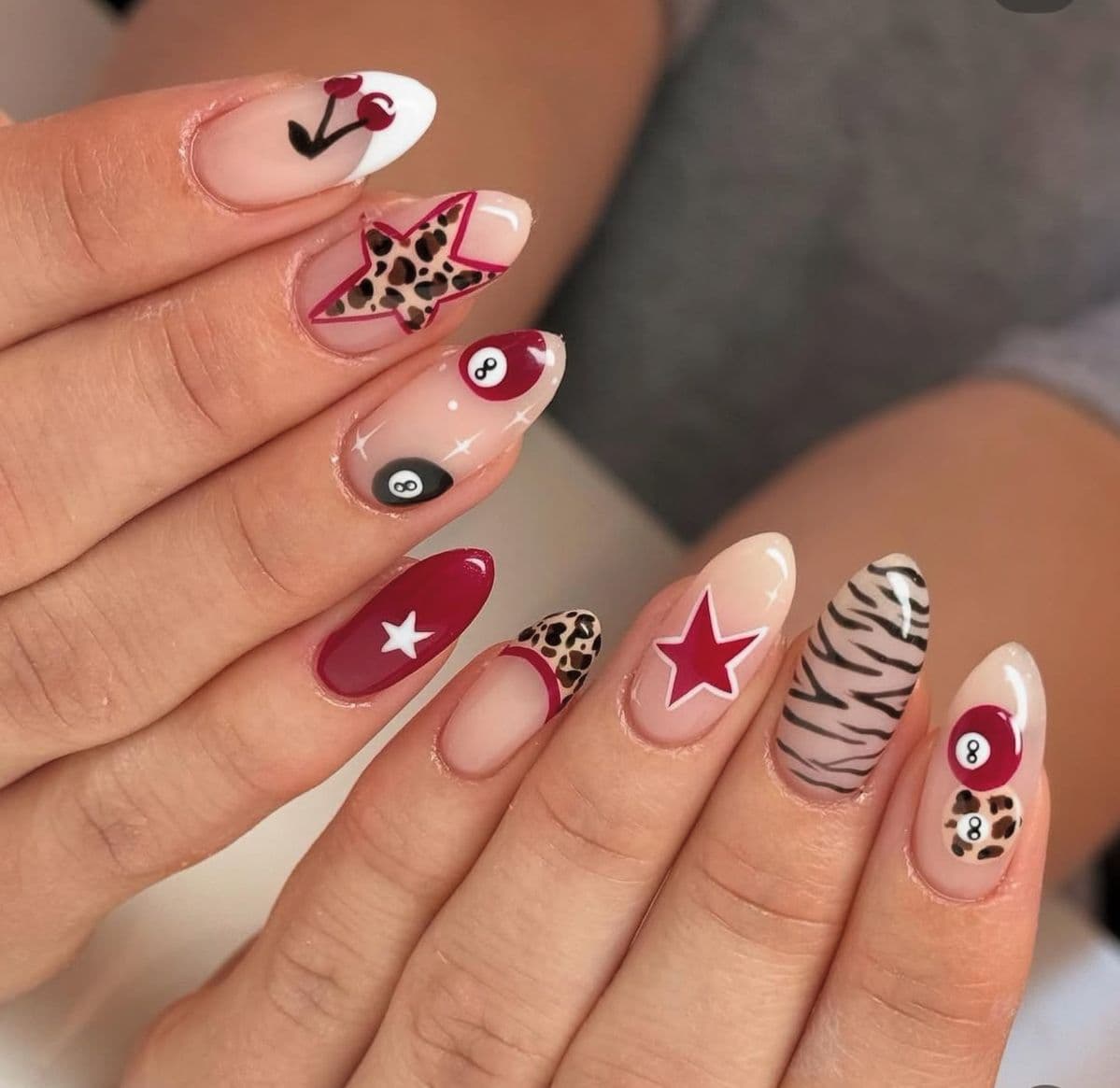 Cherry Cue Nails view 2