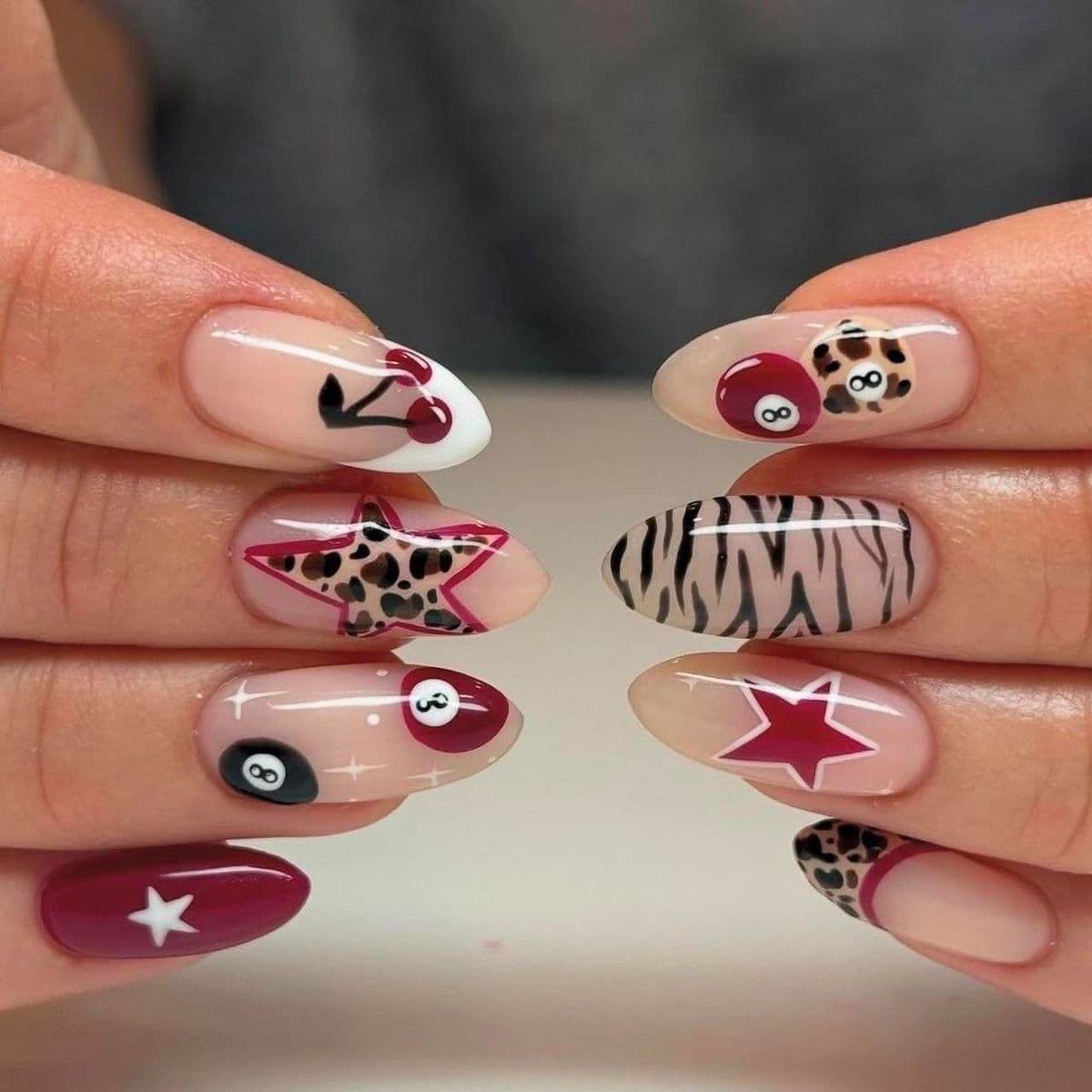 Cherry Cue Nails