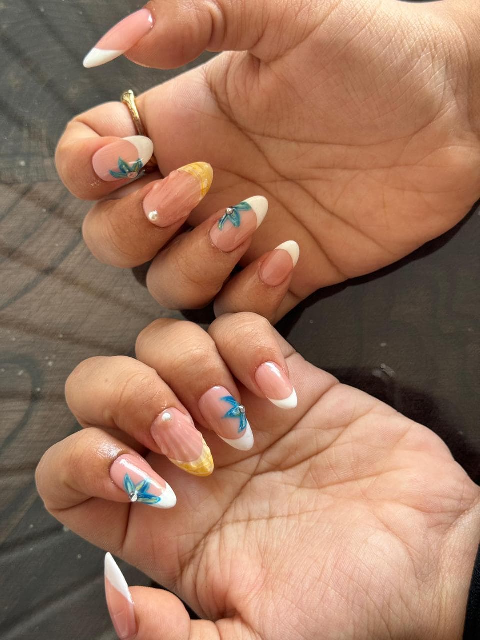 Aqua Floral